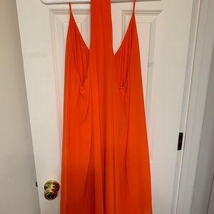 Gianni Bini orange cocktail dress